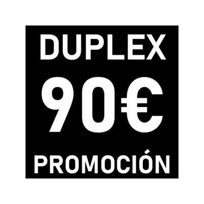 DUPLEX POR 90, DOBLE PLACER POR MUY POQUITO