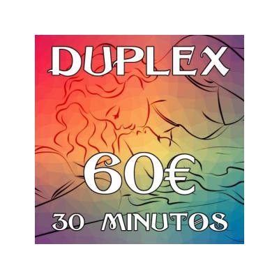 DUPLEX POR 60, DOBLE PLACER POR MUY POQUITO
