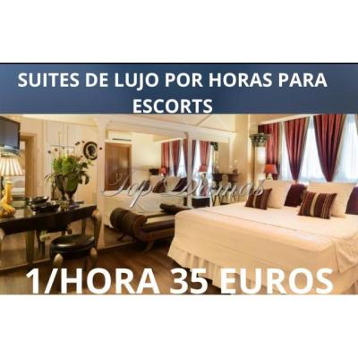 Suites de lujo por horas para escorts