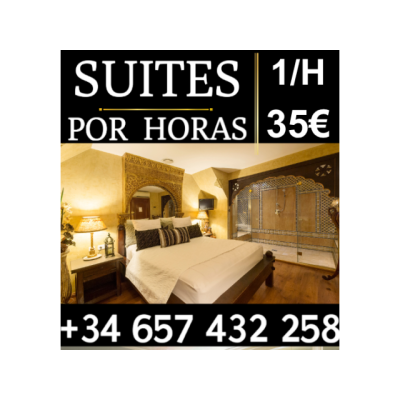 Suites de lujo por horas, máxima discreción