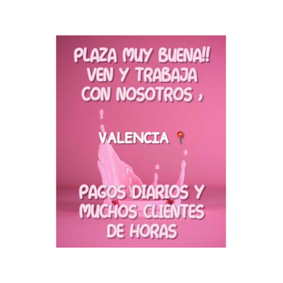 PLAZA DISPONIBLE. . . . TRABAJO GARANTIZADO