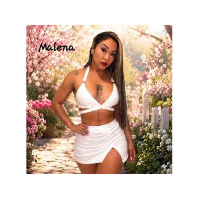 Malena chica despampanante llena de pasión